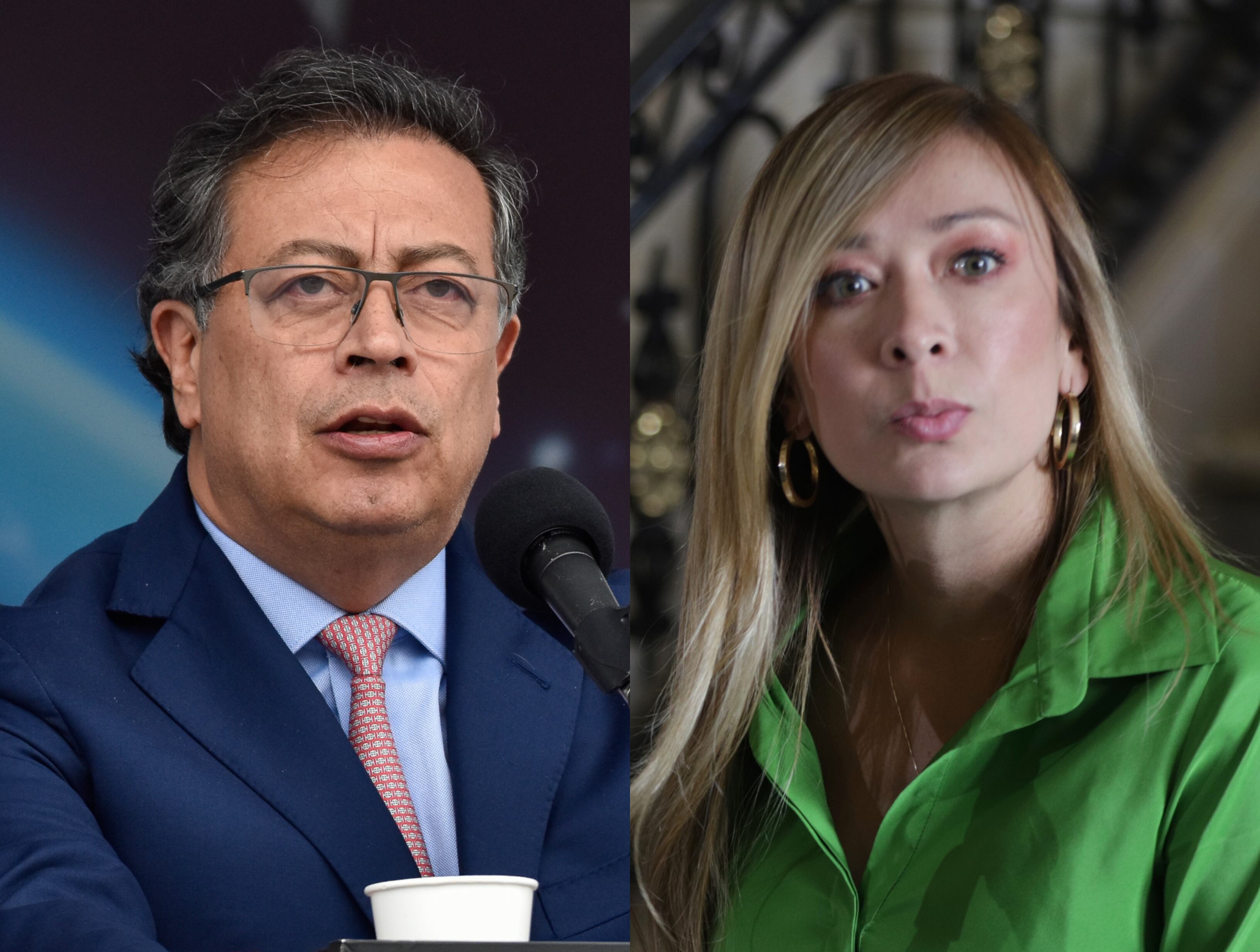 Gustavo Petro y Katherine Miranda | Fotos: Colprensa