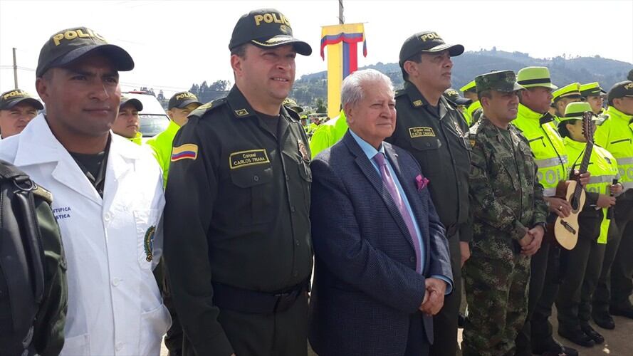 Cerca de 500 policías reforzarán la seguridad el fin de año en Boyacá. Foto: La Wcon Julio Sánchez Cristo