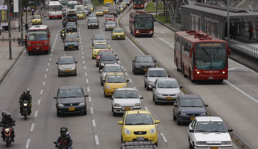 Imagen de referencia de pico y placa. Foto: Colprensa.