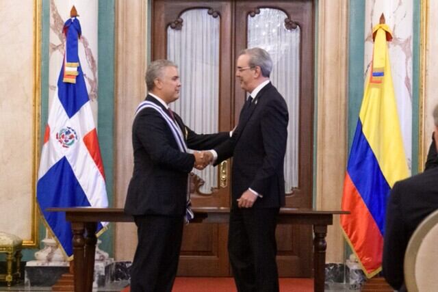 Presidentes de Colombia y Republica Dominicana (Foto: Colprensa / Karol Galindo)