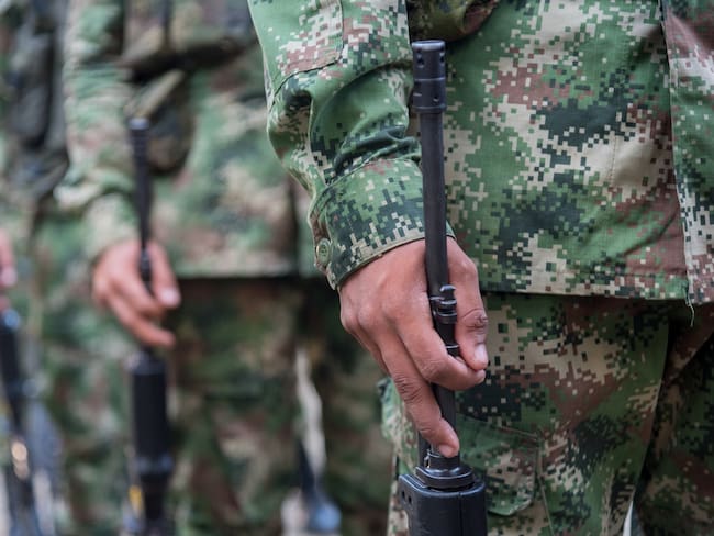 Imagen de referencia de soldados del Ejército Nacional. Foto: Getty Images