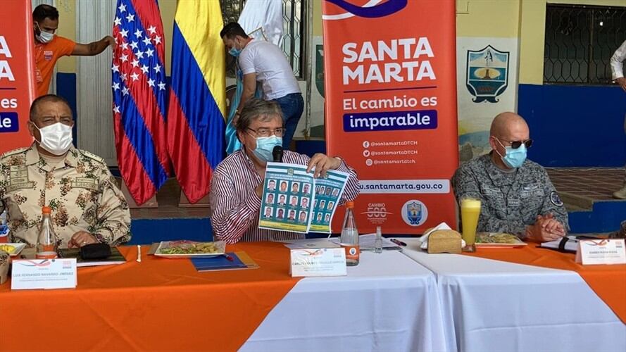 Mindefensa propone acciones para contrarrestar el ‘narcoparamilitarismo’ de la Sierra Nevada. Foto: Twitter ministro de Defensa