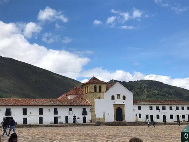 Plaza central de Villa de Leyva. Foto: W Radio.