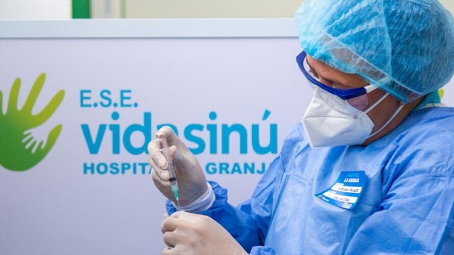 Autoridades descartan que vacunas hayan generado convulsiones en dos enfermeras.Foto:prensa alcaldía Montería-Referencia.