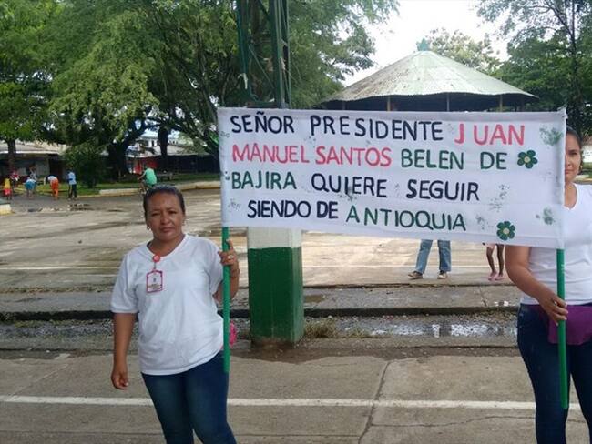Asamblea de Antioquia radicó acción de cumplimiento para conservar a Belén de Bajirá. Foto: Cortesía Álvaro Valencia