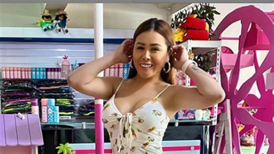 Yina Calderón . Foto: Instagram: fajasyinacalderon