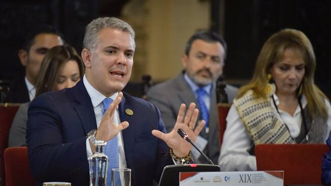 El presidente Iván Duque se reunió con sus homólogos de Perú, Bolivia y Ecuador, en el XIX Consejo Presidencial Andino. Foto: Presidencia