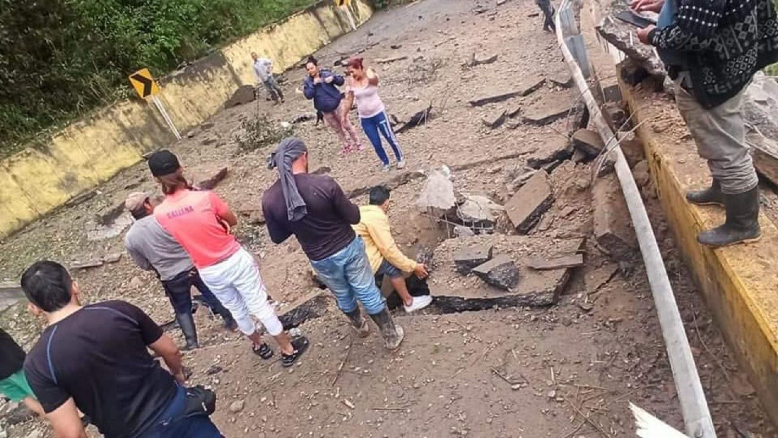 Activan artefacto explosivo en la vía Cúcuta- Ocaña- Cortesía 