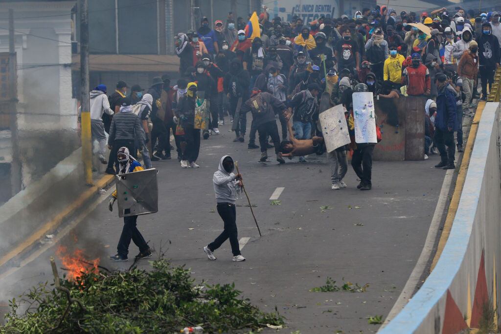 Movilizaciones en Ecuador. (Photo by Franklin Jacome/Agencia Press South/Getty Images)