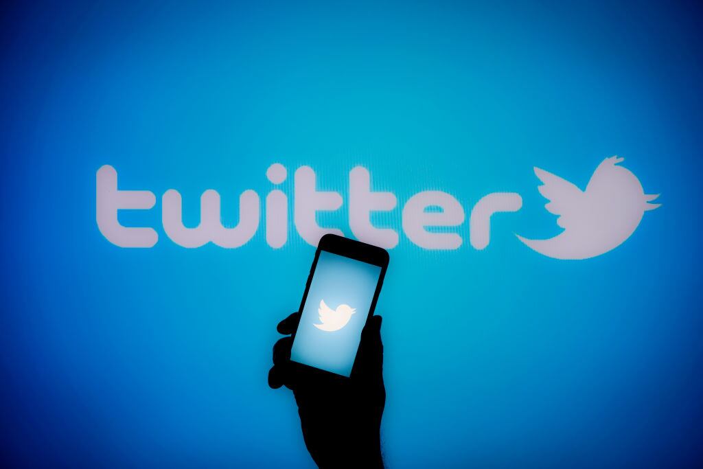 Twitter logo (Photo by STR/NurPhoto via Getty Images)