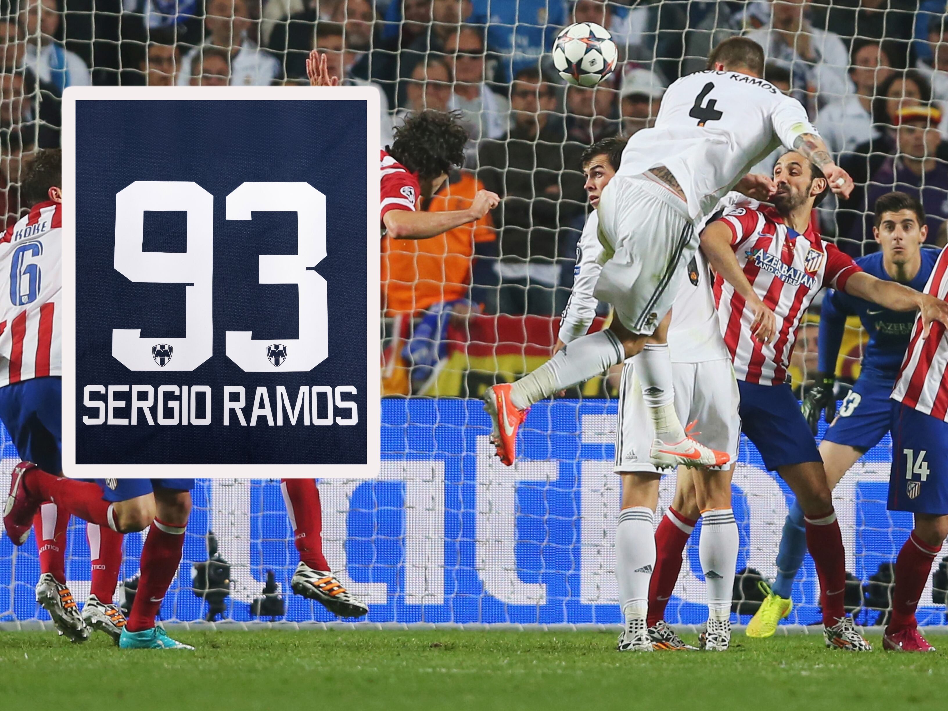 Sergio Ramos anotó el empate al minuto 93′ en la final de Champions League Lisboa, 2014. FOTO: Alexander Hassenstein - UEFA/UEFA via Getty Images