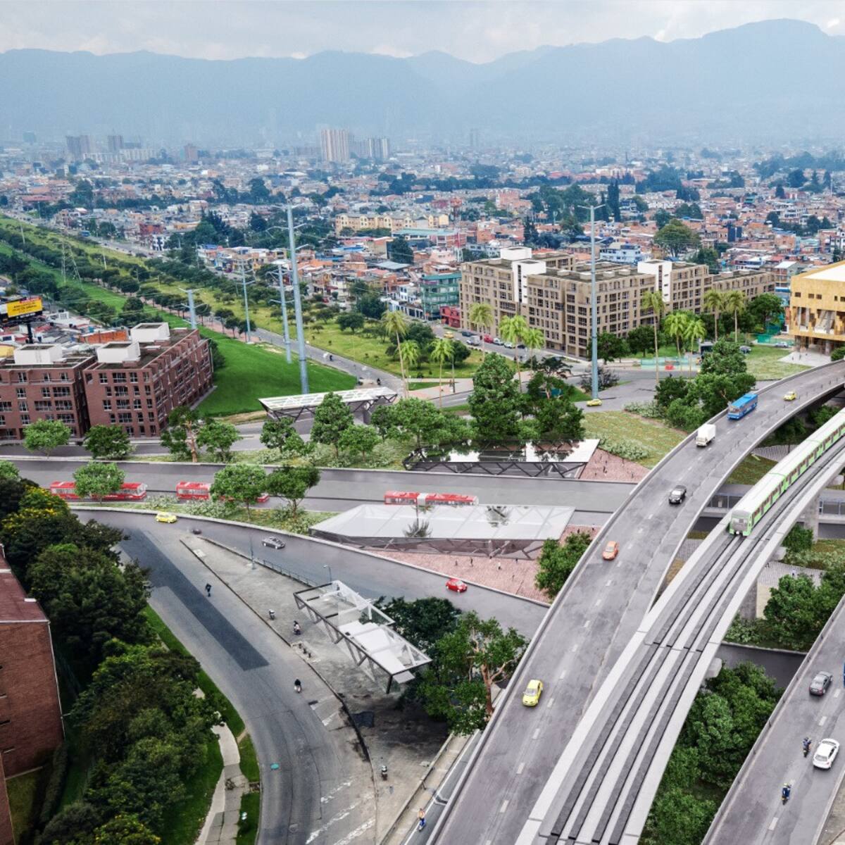 Inician nuevas obras del Metro de Bogotá en la avenida Primero de Mayo
