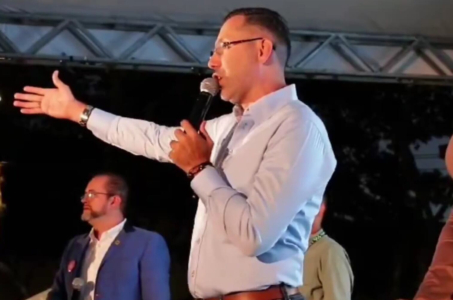 Jaime Andrés Beltrán, alcalde de Bucaramanga. Foto: captura de pantalla.