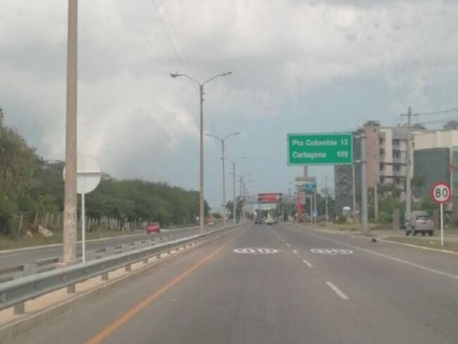 El importante corredor vial estaría presentando la situación desde hace varios años, Cortesía.