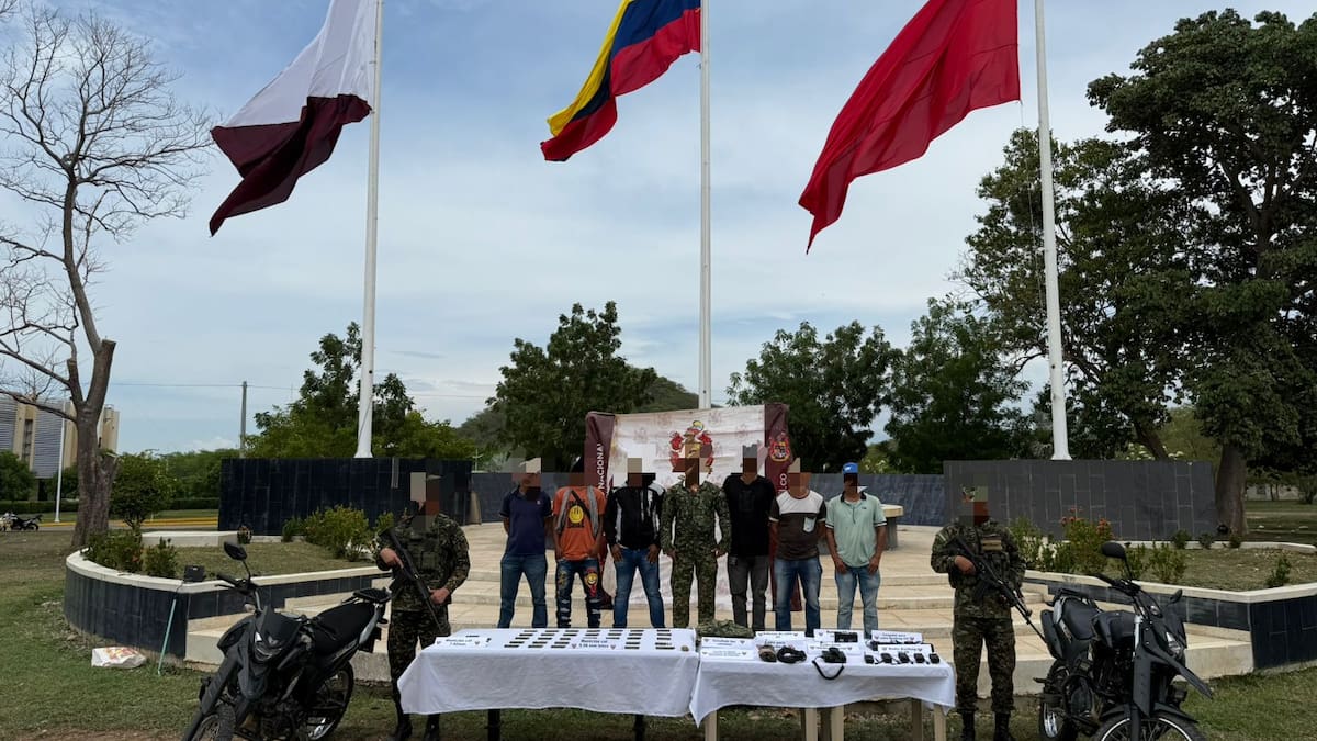Siete integrantes del GAO Clan del Golfo en el Cesar se sometieron a las autoridades