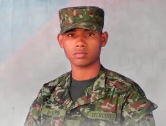 Soldado profesional José David Buitrón Caicedo. Crédito: Ejército Nacional.