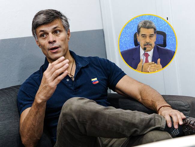 Leopoldo López y Nicolás Maduro. Fotos: Getty Images.