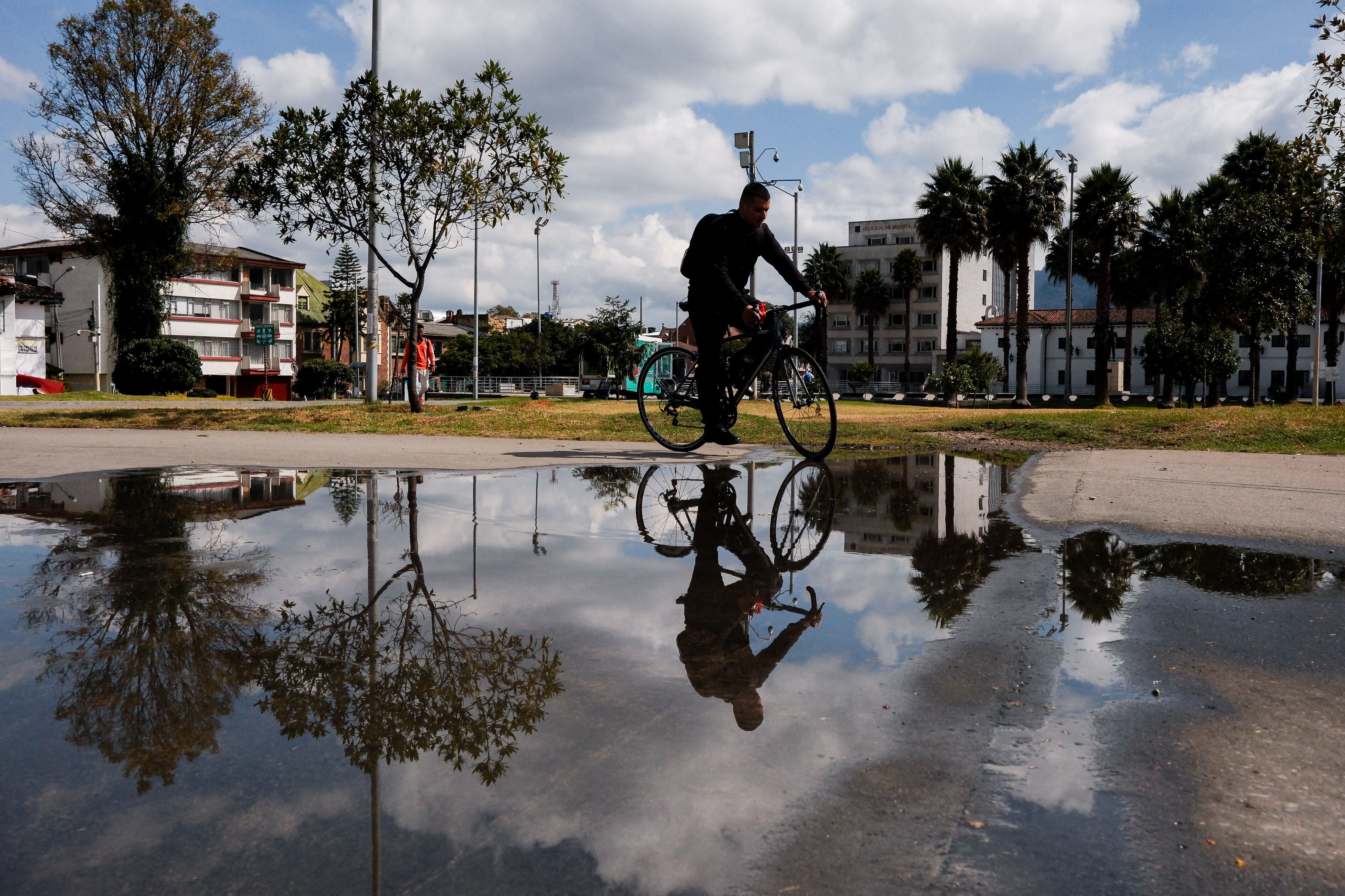 Bogotá. Febrero 01 de 2024. Jornada de día sin carro y sin moto en Bogotá. (Colprensa - Mariano Vimos)