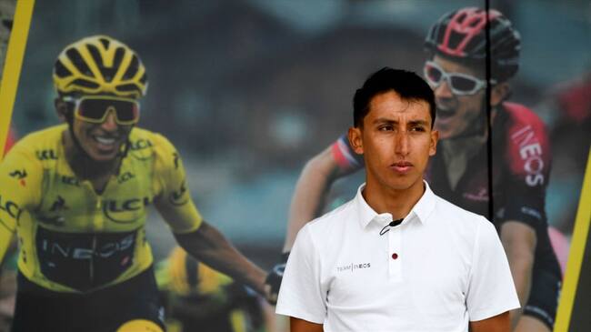 Egan Bernal se encontró por primera vez con los fanáticos colombianos tras su triunfo en el tour. Foto: Getty Images