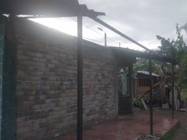Vendaval dejó al menos 20 familias damnificadas en Popayán. Foto: La Wcon Julio Sánchez Cristo
