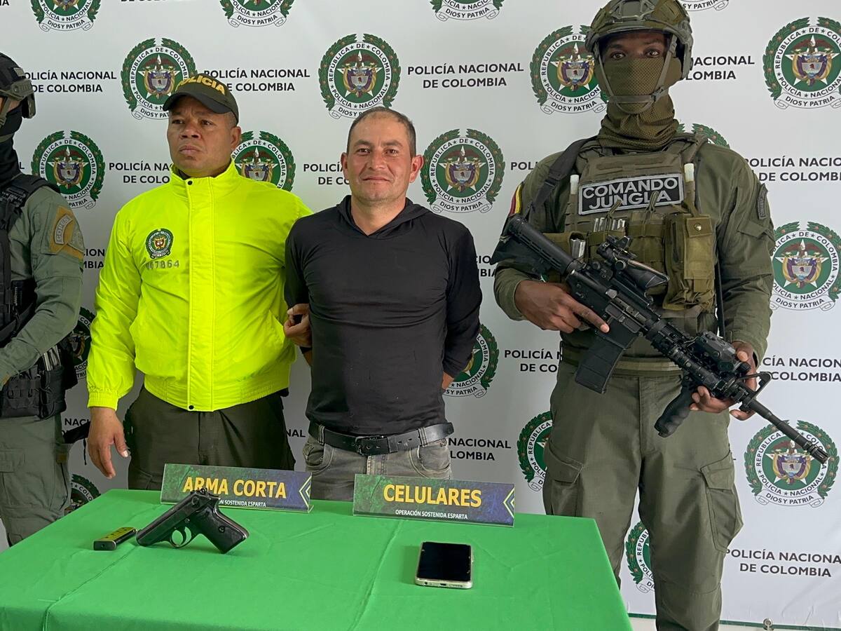 Capturaron a alias ‘Geño’, cabecilla del ELN señalado de participar en homicidio de un patrullero