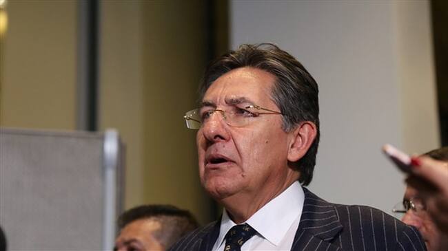 Fiscal General se refirió a supuestos seguimientos en España. Foto: Colprensa