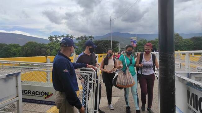 Paso fronterizo colombo venezolano. Créditos: Colprensa