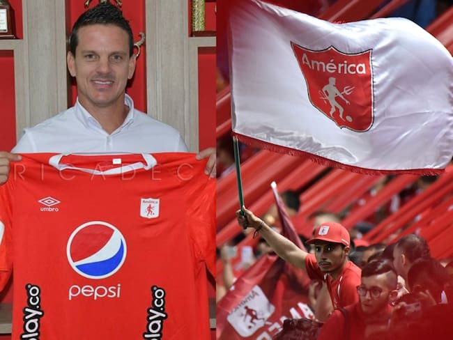 Mauricio Romero, presidente del América de Cali e hinchada | Fotos: América de Cali y Colprensa
