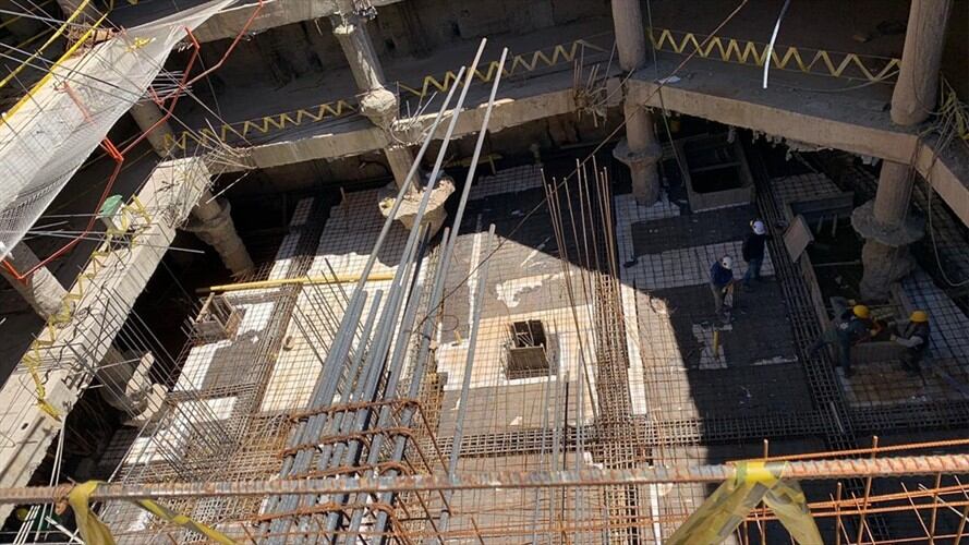 Wilson Rojas, director encargado de la obra del SENA aseguró en Sigue La W que esperan terminar el nivel tres de la torre norte de la edificación.. Foto: W Radio