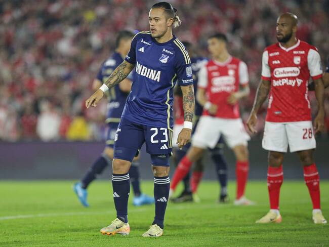 Independiente Santa Fe vs. Millonarios FC. Foto: Colprensa.