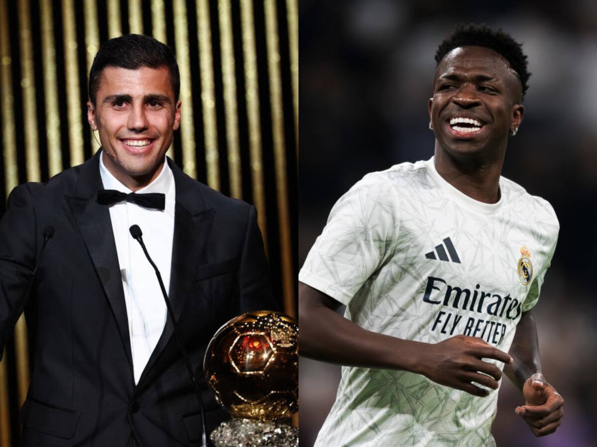 Rodri le ganó a Vinicius por 41 puntos en el Balón de Oro