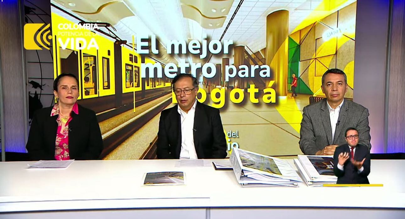 Gustavo Petro (centro). Foto: Suministrada.