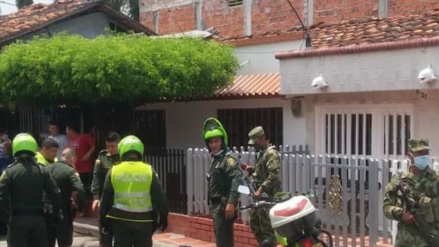 El patrullero herido fue identificado como Néstor Fabián Suaza Ruiz . Foto: Cortesía