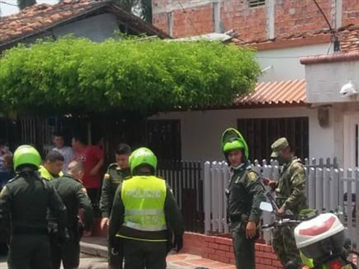 Patrullero fue herido en medio de un procedimiento policial en Zarzal, Valle del Cauca