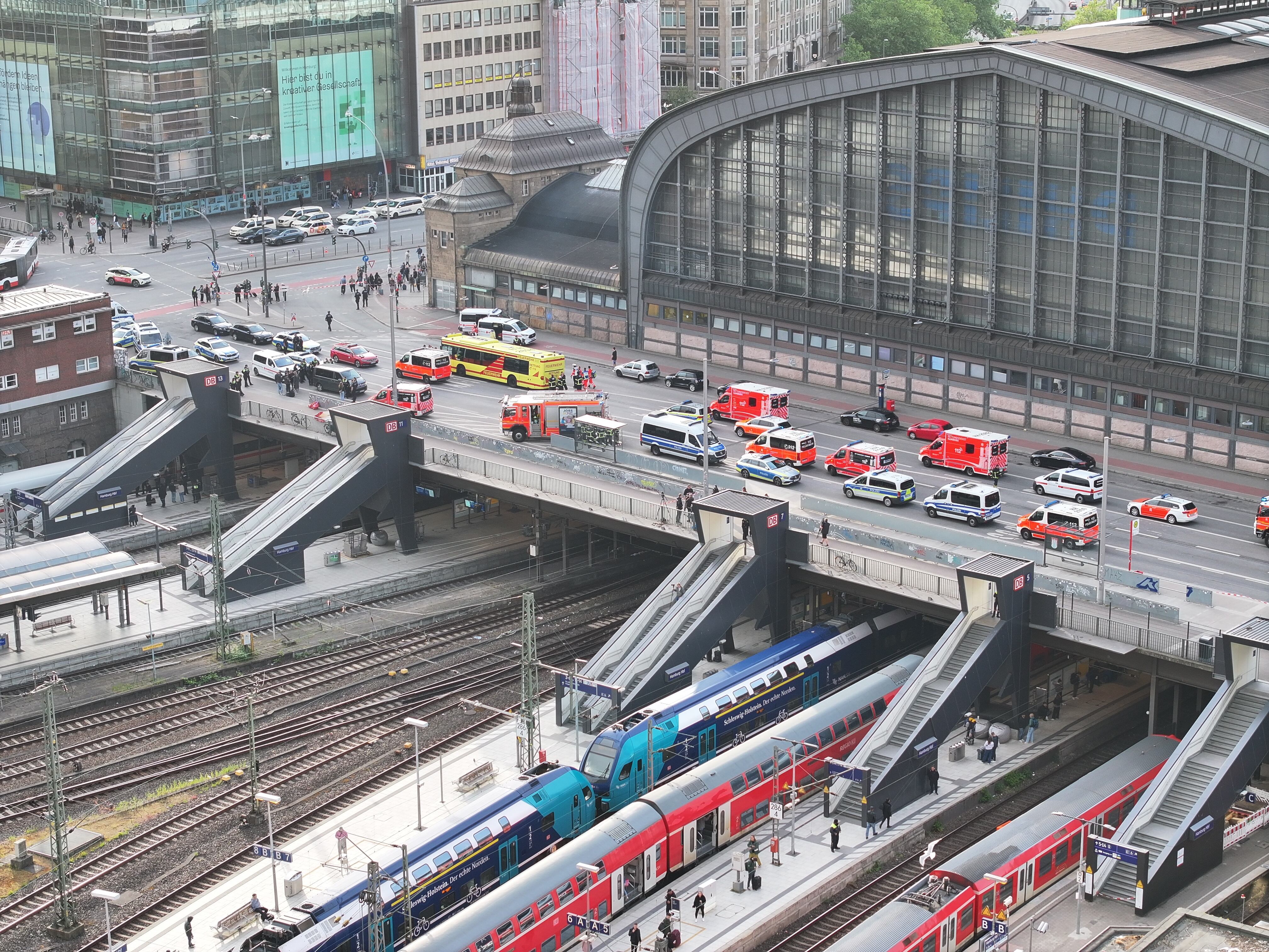 Estación de trenes de Hamburgo. Foto: EFE/EPA/NEWS5 / SEBASTIAN PETERS GERMANY.