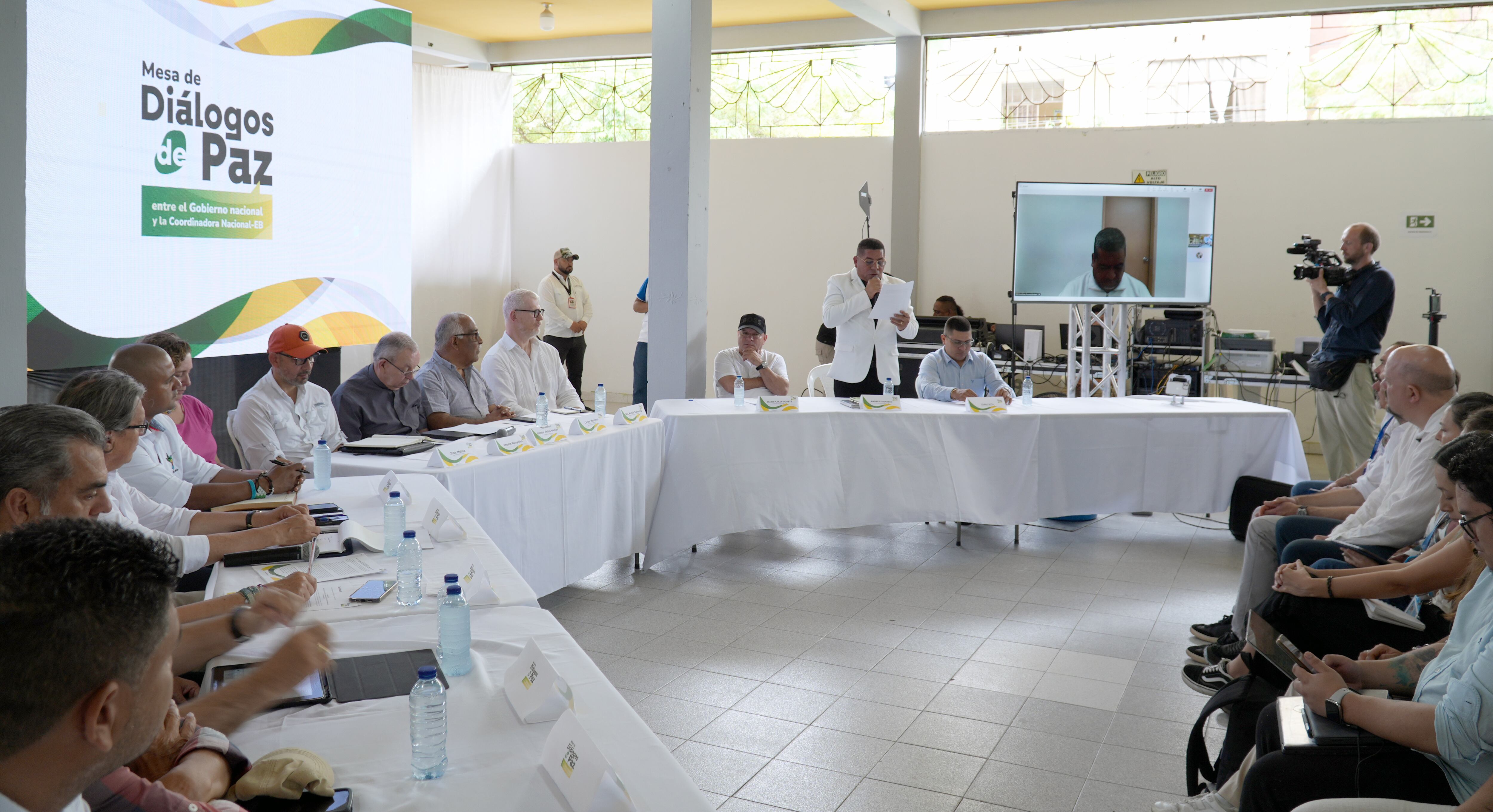 Cuarto ciclo de negociaciones de la mesa de diálogos de paz. Foto: Suministrada