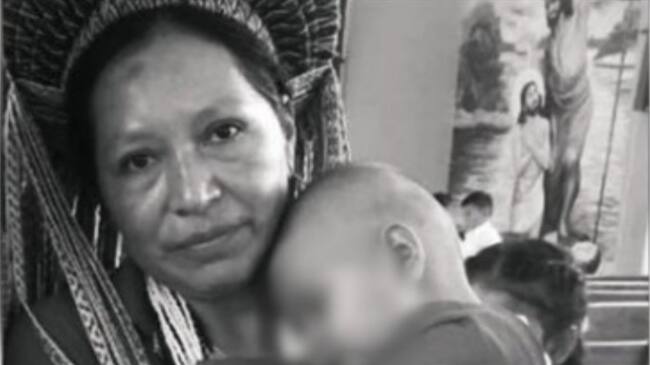 Asesinan a la lideresa María Bernarda Juajibioy . Foto: Twitter @Felicianovalen