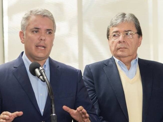 El presidente Iván Duque confirmó el fallecimiento del ministro de Defensa, Carlos Holmes Trujillo, en la madrugada de este martes. Foto: Presidencia de la República