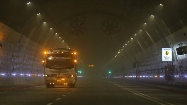 Túnel de la Línea. Foto: Colprensa-Sergio Acero