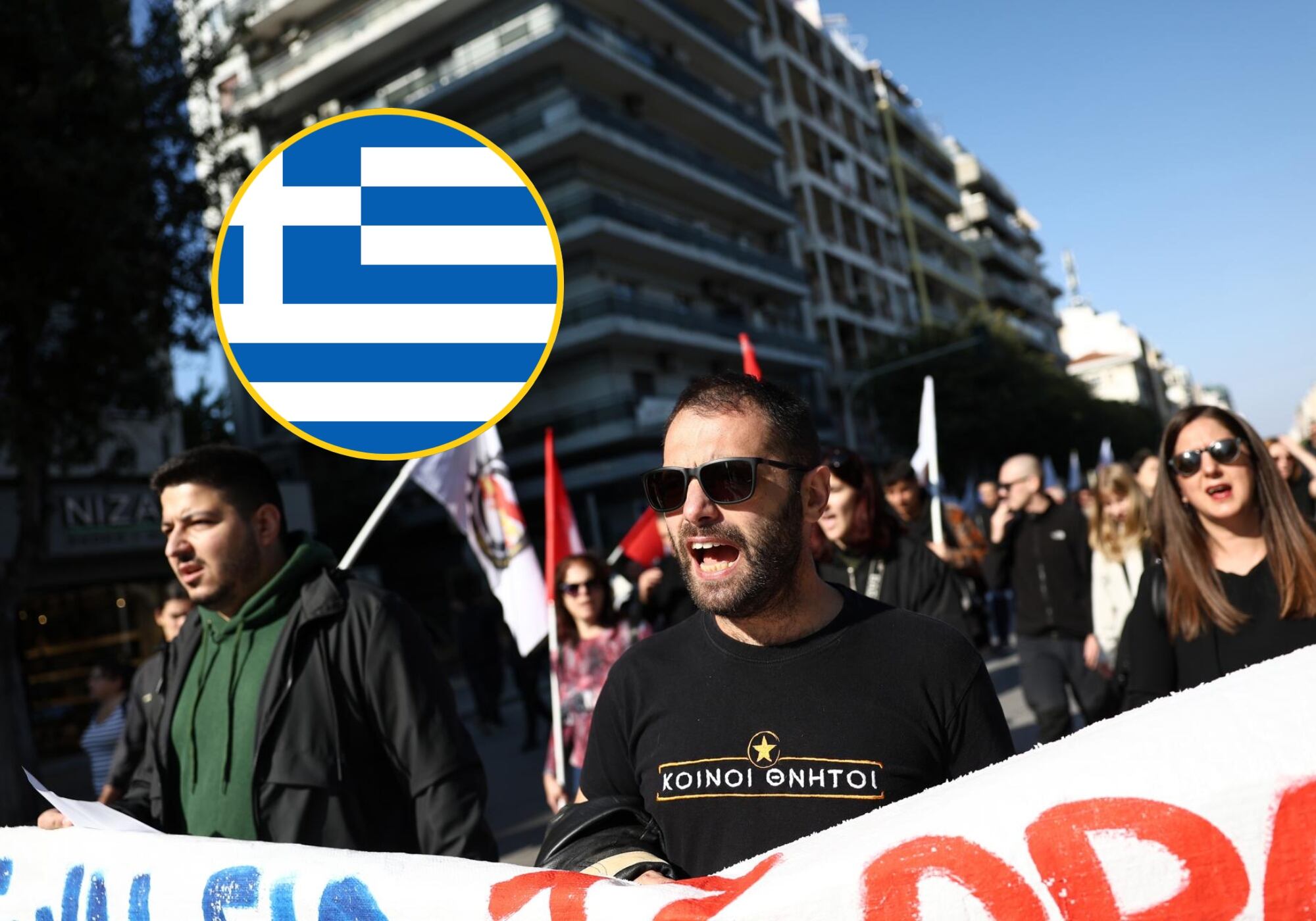 Grecia está paralizada por huelga en el transporte público contra jornada laboral de 13 horas. Foto: EFE.
