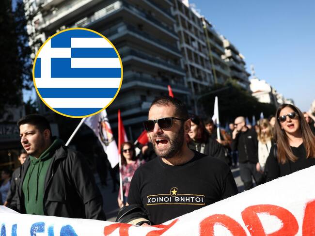 Grecia está paralizada por huelga en el transporte público contra jornada laboral de 13 horas. Foto: EFE.