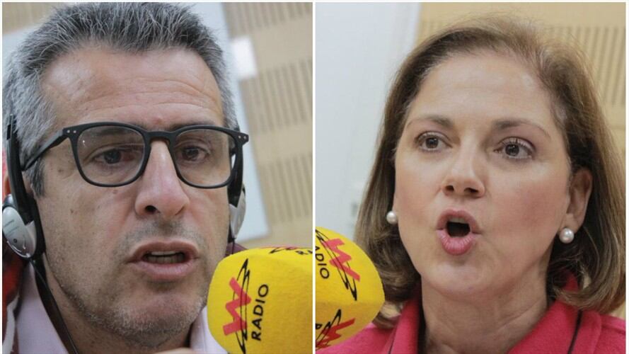 Luis Fernando Velasco y María Del Rosario Guerra . Foto: W Radio