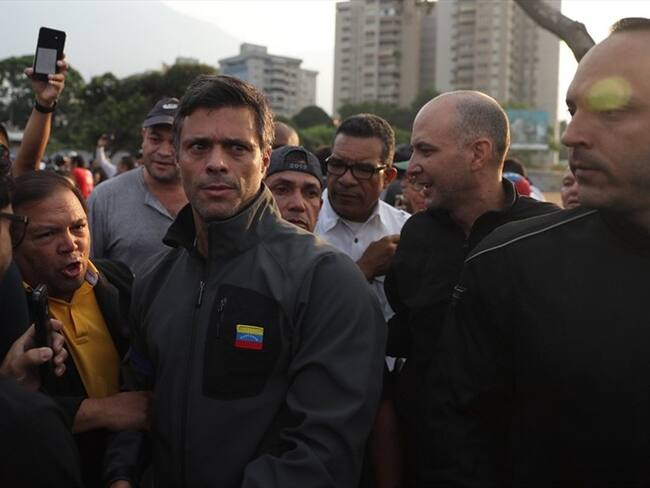 Fue liberado el opositor venezolano Leopoldo López. Foto: Agencia EFE