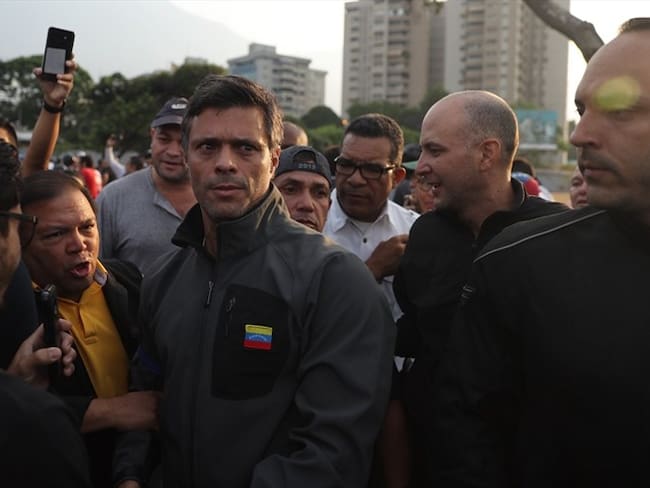 Fue liberado el opositor venezolano Leopoldo López. Foto: Agencia EFE