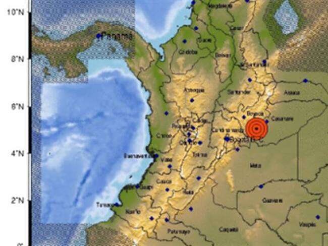 Hacia las 10:30 de la mañana de este sábado 25 de abril se produjo un movimiento telúrico. Foto: Colprensa