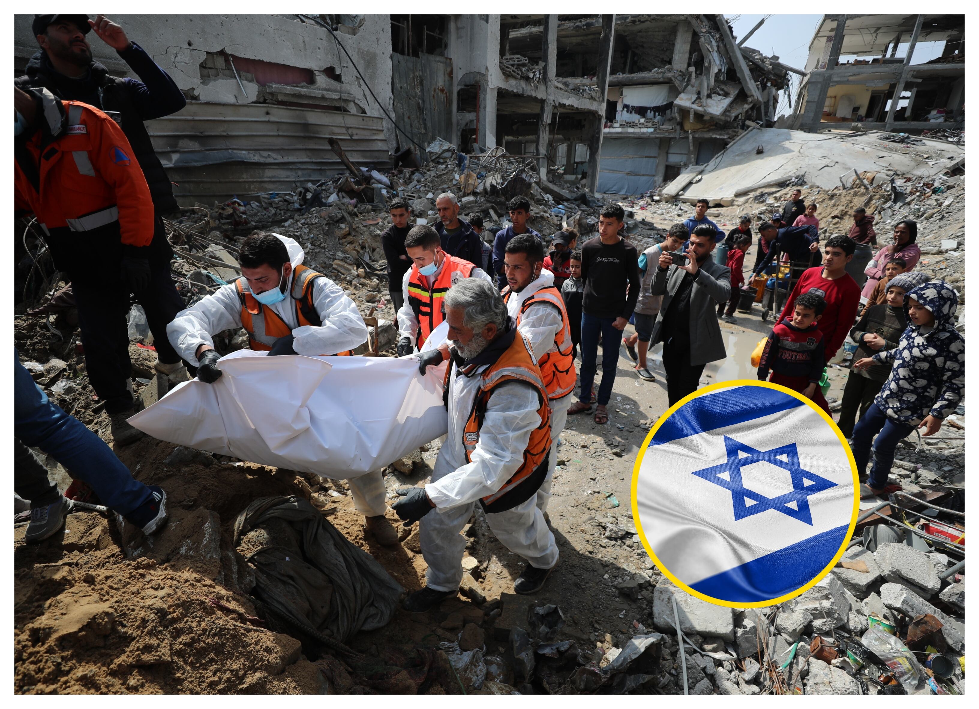 Ataques en Gaza. Foto: Anadolu