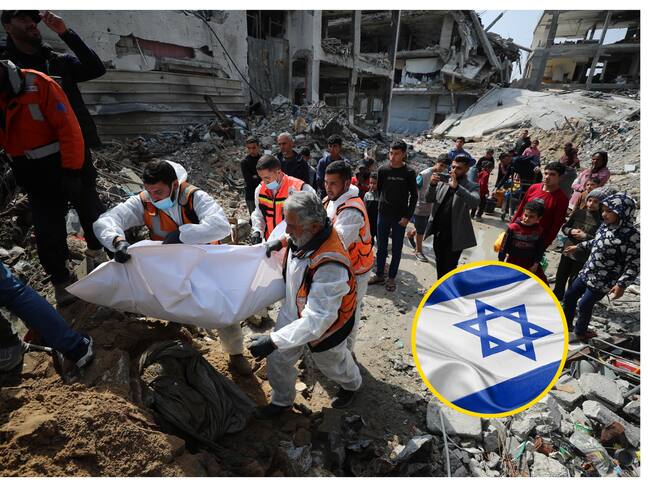 Ataques en Gaza. Foto: Anadolu