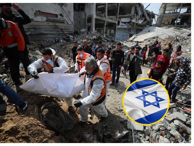 Ataques en Gaza. Foto: Anadolu