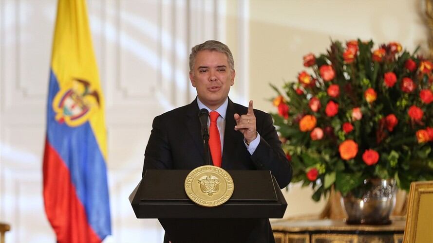 Duque anunció la capturan de  alias Montañero, principal cabecilla del grupo criminal 'El Mesa'. Foto: Colprensa