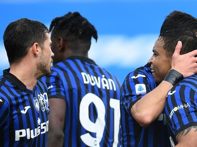 Con triplete colombiano Atalanta sube al podio de la liga italiana. Foto: Getty Images